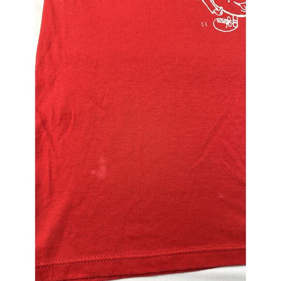 Vtg 90s Ohio State University Buckeyes Football College Shirt Size Large Red OSU - Picture 4 of 4
